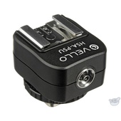 Vello Universal Hot Shoe Adapter - PC Connection + Top Shoe