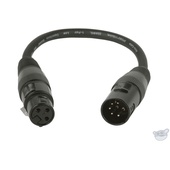 American DJ AC5PM5PFM Accu-Cable 5-Pin Male to 3-Pin XLR DMX Turnaround Cable