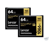 Lexar 64GB Professional 1066x CompactFlash Memory Card (UDMA 7, 2-Pack)