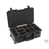Pelican 1535 Air Wheeled Carry-On Case (Black, with TrekPak Insert)