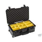 Pelican 1535 Air Wheeled Carry-On Case (Black, with Dividers)