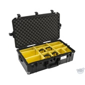 Pelican 1605 Air Carry-On Case (Black, with Dividers)