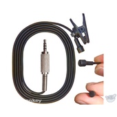 Micronic iPhone Clip-On Lapel Lavalier Condenser Microphone (Cardioid/4m)
