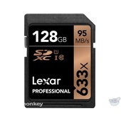 Lexar 128GB Professional UHS-I SDXC Memory Card (U1)