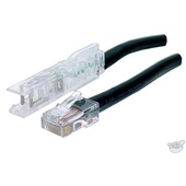DYNAMIX 1.5M 1 Pair 110/RJ45 Cat5E Patch Lead (Black)