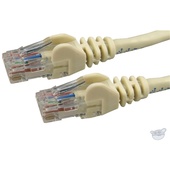 DYNAMIX 50M Cat6 UTP Patch Lead - Slimline Snagless Molding (Beige)