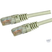 DYNAMIX 50M Cat5E UTP Patch Lead - Slimline Molding & Latch Down Plug (Beige)