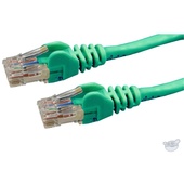 DYNAMIX 0.3M Cat6 UTP Patch Lead - Slimline Snagless Molding (Green)