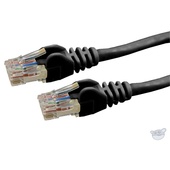 DYNAMIX 2M Cat6 UTP Patch Lead - Slimline Snagless Molding (Black)