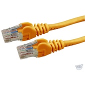 DYNAMIX Cat6 UTP Patch Lead - Slimline Snagless Molding (Orange, 0.3 m)