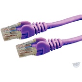 DYNAMIX 10M Cat6 UTP Patch Lead - Slimline Snagless Molding (Purple)