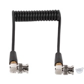 Wooden Camera Coiled BNC to BNC Cable (25 to 56cm)