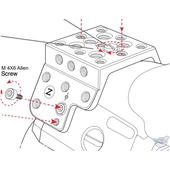 Zacuto M 4X6 Allen Screw Helmet Kit for C300-C500