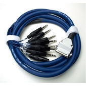 LiveMix CBL-DBINSERT-10 10-foot DB25 to TRS Insert Pass Through Snake/Cable