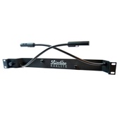 Littlite RL-10-D Raklite - Dual Gooseneck Lamp with 240V Transformer for Single Space Rack-mounting