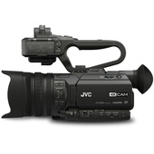 JVC GY-HM170E 4KCAM Compact Professional Camcorder with Top Handle Audio Unit