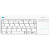 Logitech K400 Plus Wireless Touch Keyboard (White)