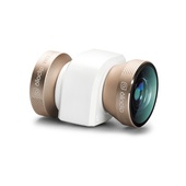 olloclip 4-in-1 Photo Lens for iPhone 5/5s/SE (Gold Lens with White Clip)
