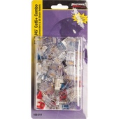 Platinum Tools EZ-RJ45 CAT6 Connector and Strain Relief Combo Kit (30-Pieces)