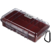 Pelican 1060 Micro Case (Red/Clear)