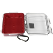 Pelican 1040 Micro Case (Red/Clear)