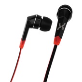 Xuma HLM72 In-Ear Headphones with Microphone and Flat Cable