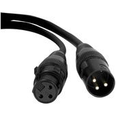 American DJ AC3PDMXPRO ACCU-Cable 3' Long 3-Pin Pro DMX Cable