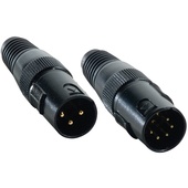 American DJ DMX T-Pack Male 3-Pin and 5-Pin DMX Terminator Set