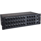 Allen & Heath AR2412 24x12 Main Remote Stage Rack for GLD & Qu Mixers (Black)