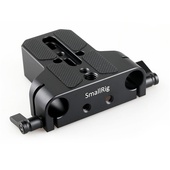 SmallRig 1674 Multipurpose U-Base Universal Baseplate with Dual 15mm Rod Clamp