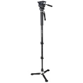 Libec Hands-Free Monopod Kit with TH-X Pan-and-Tilt Video Head and Bowl Clamp
