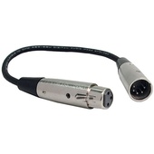 Hosa DMX-106 5-Pin XLR Male to 3-Pin XLR Female DMX Adapter Cable - 6"