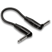 Hosa HGTR-000.5RR REAN Right-Angle to Right-Angle Pro Guitar Patch Cable - 6"