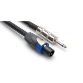 Hosa SKT-200 Series Speakon to 1/4" Male Phone Speaker Cable (12 Gauge) - 3'