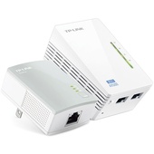 TP-Link TL-WPA4220KIT Wireless-N300 Range Extender AV600 Powerline Edition