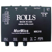 Rolls MX310 MorMics 3-Channel Mic Mixer/Combiner