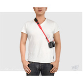 Crumpler The Popular Disgrace Neck Strap - Red