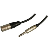 Pro Co Sound Excellines Stereo 1/4" Phone Male to XLR Male Patch Cable (24-Gauge) - 3'
