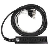 Pro Co Sound StageMASTER 8-Channel XLR Stage Snake (25')