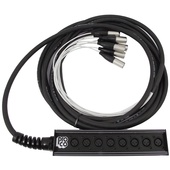 Pro Co Sound StageMASTER Drop Snake (15.2m, 8 Channels)