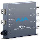AJA FiDO Quad Channel LC Fiber to 3G-SDI Mini Converter
