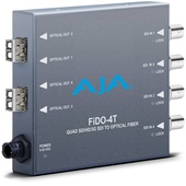 AJA FiDO-4T-X Quad Channel SDI to LC Fiber Converter for CWDM Module