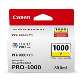 Canon PFI-1000 Y LUCIA PRO Yellow Ink Cartridge (80ml)