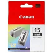 Canon BCI-15 Black Ink Cartridge Twin Pack