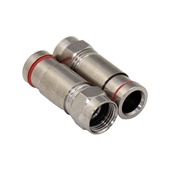 Triax F Male Compression Connector - 10 Pack