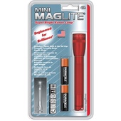 Maglite Mini Maglite 2-Cell AA Flashlight (Red)
