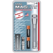 Maglite Mini Maglite 2-Cell AA Flashlight (Grey)