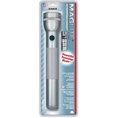 Maglite 3-Cell D White Star Flashlight (Grey)