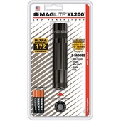 Maglite XL200 LED Flashlight (Black, Clamshell Packaging)