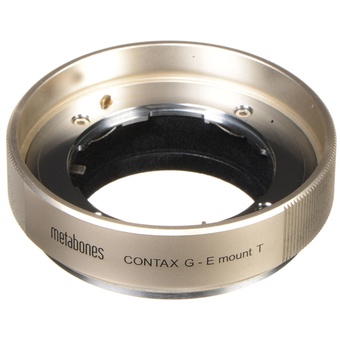 Metabones Contax G Lens to Sony E-Mount Camera T Adapter (Gold)